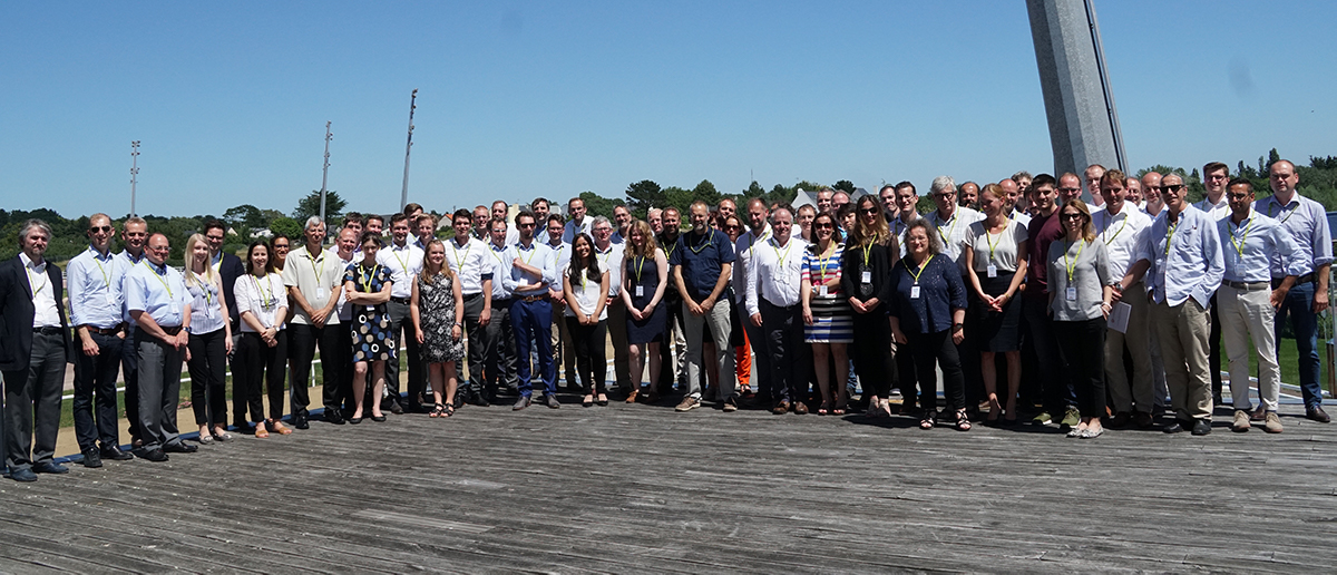 Participants posing for the traditional group picture